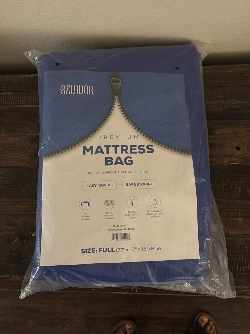 Belador Premium Mattress Bag - Blue (Full)